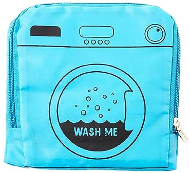 MIAMICA Mochila de seguridad unisex Travel Safely, Blue, Talla única, Miamica Bolsa de lavandería de neón