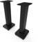 Kanto SX26 Universal Fillable Speaker Floor Stands for Bookshelf Speakers | 26 Tall | Dedicated Cable Channel | Fill Bags Incl. | Pair | Black