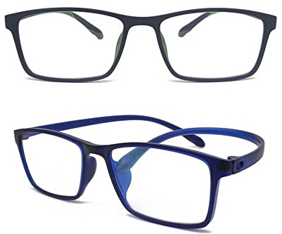 Mcoorn Gafas de Presbicia Anti Luz Azul Resistentes para Mujer Hombre, Gafas De Lectura Anchas con Flexibles Antirreflejo, Dioptría +1.25