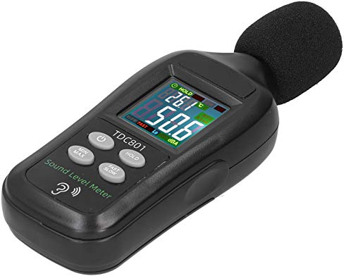 Decibel Meter Display LCD 35dB-135dB Fonometro Portatile Monitor Fonometro Digitale