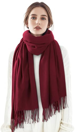 Premillow Women's Winter Scarf, Pashmina Shawl Wrap, Long Blanket Scarf
