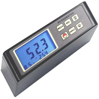 NURII Digitales Glanzmessgerät, Marmorfliesen-Ölfarbe, Metalloberflächen-Glanzmessgerät 20 ° 60 ° 85 ° Hochpräziser 0,1 GU ~ 200 GU Glanzprüfer