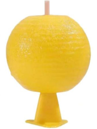 Fiorky Fruit Fly Traps Sticky Fruit Fly Trap Ball Multifunction Fruit Fly Catcher Citrus Shaped for Fruit Fly Hoverfly Gnat