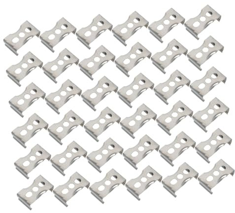 SOESFOUFU Lichtschlauch-clips Leuchtstoffröhren-clip Metallhalterung Im 100er-paket