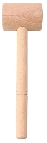 Mikikit 1Pièce Crustacés Marteau De Cuisine Hêtre Outil Compact Pour Homards Et Crabes