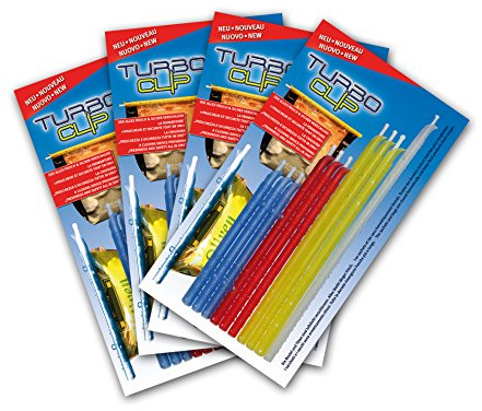 4 x Turbo Clip Verschluss für Tüten Beutel - 10er Set Verschlussclip Verschlussklammern Beutelverschluss Tütenclip Tütenverschluss Verschlussklemme Tütenklammer Verschluss Clip