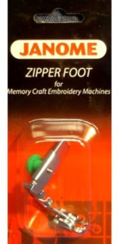 Janome Zipper Foot for Memory Craft Emb Machines