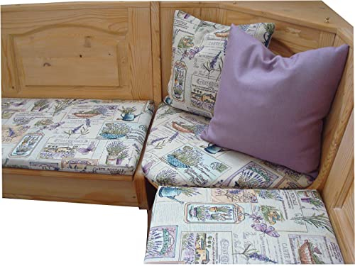 bequemer-sitzen Eckbankauflagen - Set Provence 100 cm