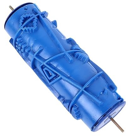 Rodillo de Pintura con Patrón de Goma de 5 Pulgadas, Rodillo de Goma con Textura en Relieve, Rodillo Decorativo Reutilizable y Lavable, Herramienta de Arte de Pintura DIY para