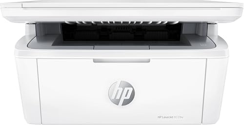 HP LaserJet MFP M139w Printer, for Small Office and Home Use, Print, Copy, Scan Wireless up to 19 ppm Black and White 600x600 dpi USB Auto-On/Off Tech (Renewed)