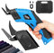Electric Scissors,Cordless Fabric Scissors with 2 Cutting Blades,3.6V Cordless Electric Cutter with Storage Box for Cutting Cardboard,Leather,Carpet,Wallpaper,Potted Plant