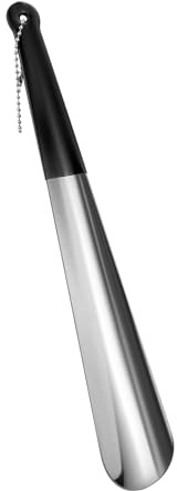 Harniruco Shoe Horn Long 30 cm Long Metal Very Stable with Ergonomic Shape Very Stable Design Ideal for Travel - Men, Women, Children, Seniors