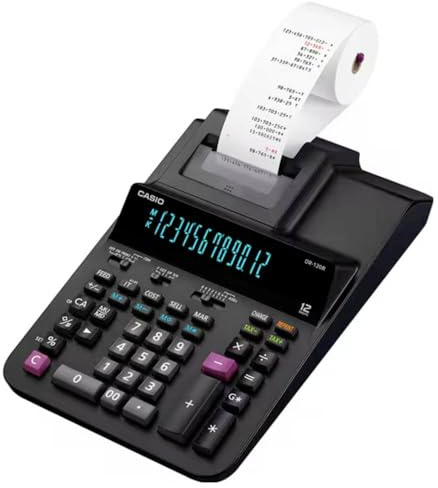 CASIO DR-200R professionell parallell tryckminiräknare