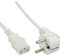InLine - Cable de Red Recto (C13, conexión en frío, 1,5 m), Color Blanco