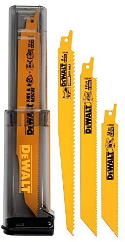 DEWALT Bi-Metal Reciprocating Saw Blade Multi TPI (16 Pack) (DW4899C)