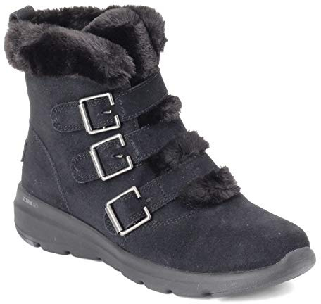 Skechers, Vinterstövlar dam, Svart, 37.5 EU