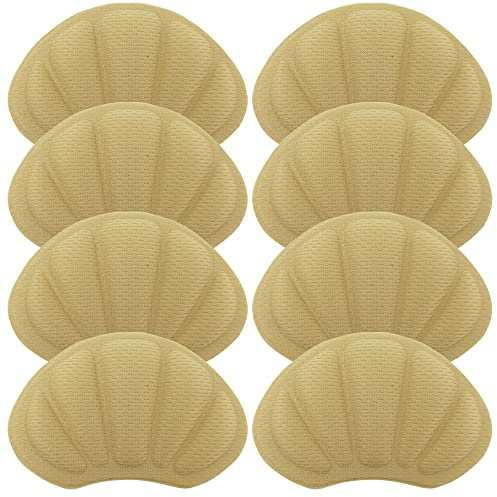 Coussinets de Coussin de Talon，4 Pairs Coussinets Inserts de Talons Antidérapants Auto-Adhésif Semelles de Chaussure Protecteur de Soins des Pieds pour Empêche Frottements et Ampoules