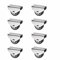 SOTECH Lot de 8 Roulettes caissons PASSAU (Ø 30 mm, pour montage sous-structure, gris foncé) Roulette fixe Idéale pour les caissons de lit et les tiroirs au sol