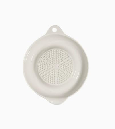 Annlpoy Grattugia in ceramica per zenzero, design a denti piccoli, grattugia in ceramica di alta qualità per zenzero, aglio, cipolle e altro, per frutta, verdura, wasabi - robusta, facile da pulire