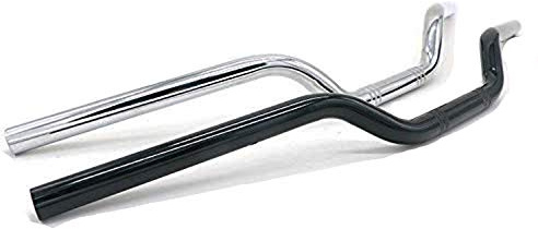 Universal Motorrad Lenker mit 1 Zoll 25mm Stange (Schwarz)