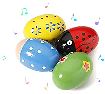 Wooden Percussion Children's Sand Shakers Colorful Shakers，Percussion Shaker Maracas Shakers for Party Favors, Classroom Prize Supplies, Musical Instrument(Random Color)