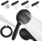 SparkPod Black Shower Head and Hose Set - High Pressure Showerhead with 10 Spray Settings - Luxury 5 Handheld High Power Shower Heads with High Pressure Jets - Matte Black (No Filter)