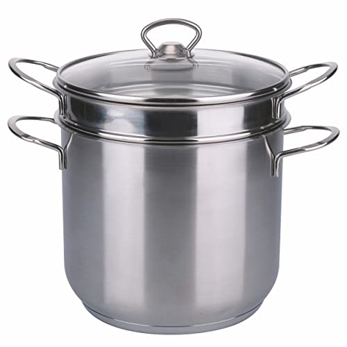 Galileo Casa 5915406 Spaghettiera 7 l con cestello, SìChef, Acciaio Inossidabile