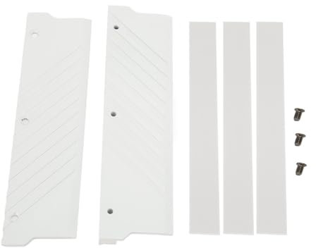 Vikye Disipador de Calor DDR5, Enfriador de Memoria RAM Eficiente, Fácil Instalación, Conducción de Calor Rápida, Mejora el Rendimiento con Aleación de Aluminio para MEO PMOAB G (White)