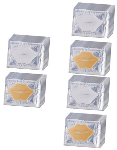 Angoily 60 Stk Lippenmaske Lippenbalsam Werkzeug für prallere Lippen gesichtsmaske lippenpad maske Lippenhautmaske Anti-Riss Gel Lederauflage Lippenaufkleber Frau Kristall