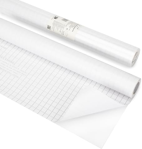 EXERZ Self-Adhesive Book Covering Film 33cm x 5M, Matt Finish, Water Resistant, Stick on Protective Cover for Exercise Book, Notebook, Label Making, PP, Firm and Strong (5 Meters)