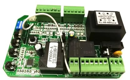 Carte logique de remplacement pour opérateur de portail Carte mère de carte de contrôle de carte de circuit imprimé intelligent de démarrage progressif AC for moteur d'ouvre-porte coulissant PY600acn