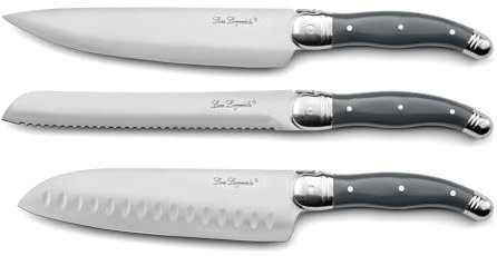 Lou Laguiole Tradition XL Küchenmesser-Set, 3-teilig