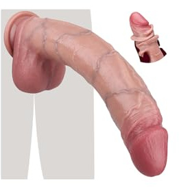 12.2 in Realistic Dildo Large Sliding Skin Massive Dildo, Sex Toys for Women Thick Huge Dildos for G Spot Vaginal Anal Play Silicone Suction Cup Dildo for Women, Adult Toys Sex Toyscouples for Men