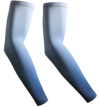 Haodream Manga de brazo de seda helada, protección larga, protección solar, manguito de hielo, protección antideslizante para correr, pescar, ciclismo, deportes, protección solar, fundas de mano