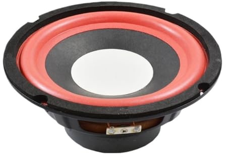 6,5 tums bashögtalare Alto Stereo HEM-högtalare MID BASS HIFI-högtalare 1 STK(WHT RED 1PCS)