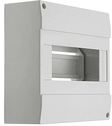 Kanlux 8-Modul Sicherungsverteiler DIN Klemmschiene Verteilerschrank Schaltkasten IP30 1x8TE