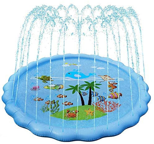 Veroda 67 Großes Aufblasbares Planschbecken für Garten Outdoor Sommerwasserparty Easy Set (Ozeanblau)