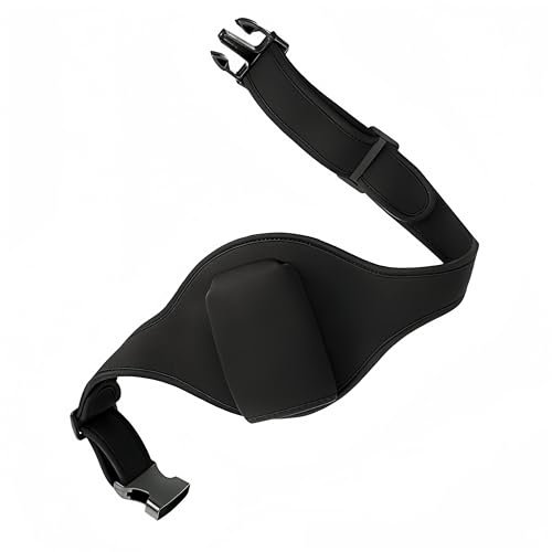 Cintura per microfono,CAASFOOY nero Borsa per microfono aerobica, tasche per corsa, microfono,1pcs cintura per microfono, cintura regolabile,per fitness,altoparlante teatro, sistema da viaggio