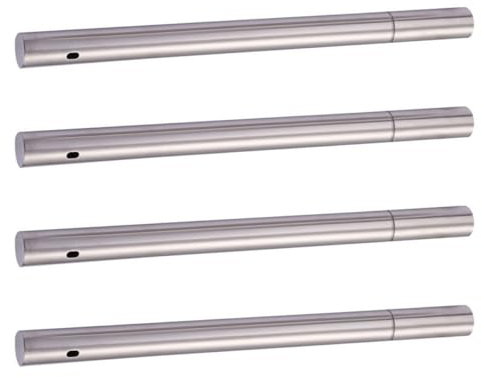 YARNOW 4pezzi Contenitori Cilindrici Per Spiedini Da Barbecue Organizer Per Conservare Alimenti Design Creativo Materiale Resistente e Pratico Per Feste e Altre Occasioni