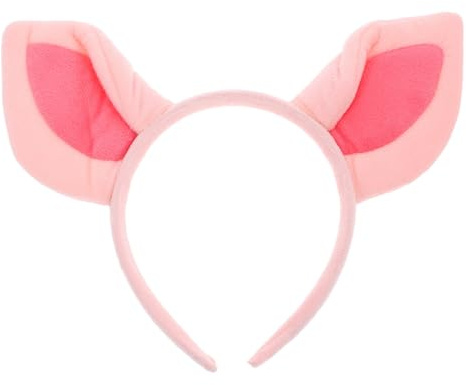 Hemobllo Superweiches rosa Schweineohren - Haarband, Cosplay - Haarzubehör für Halloween, Tierpartys & Kostümaufführungen, passend für Kinder & Erwachsene