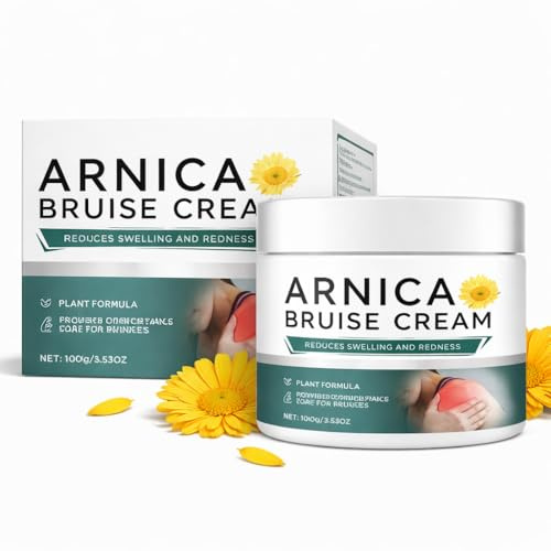 Arnica Soothing Bruise Cream Extra Strength: Fast-Acting for Bruising & Swelling on Thin Skin, Bruise Remover - High Strength Arnica Montana with Vitamins K, C & E–Soothing Hydrating for Face and Body