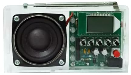 NONDK FM Radio DIY Kit Full-Band Digital Radio med Ljudnivåindikering Lödningsprojektkit