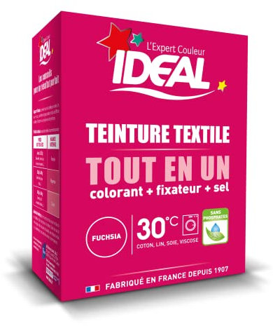 Ideal Teinture Textile Tout en un 230 g Fuchsia