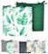 JACK Motiv Outdoor Wende Stuhlkissen 40x40cm Lounge Kissen Wasserfest Sitzkissen Garten Lotus Effekt, Farbe:Blatt