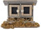 RiToEasysports Puppenhaus-Hühnerstall, Miniatur-Hühnerstall-Dekoration aus Holz mit Hoher Simulation für 1/12 Puppenhaus-Zubehör