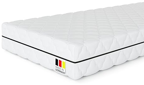 MSS e.K. Matratze 140 x 200 cm Ortho Klassik 19 H4 | orthopädische 7 Zonen Kaltschaummatratze Höhe 19 cm | Oeko-TEX® Zertifiziert | Matratzen Designed und produziert in Deutschland