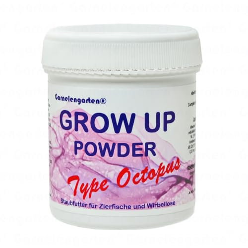 Garnelengarten® Grow Up Powder Type Octopus - microfeines Staubfutter Aufzuchtfutter Garnelenfutter Fischfutter Aquarienfischfutter Schneckenfutter Krebsfutter Krabbenfutter