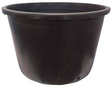 NG NICCOLAI VASO TINOZZA MASTELLO DI GRANDI DIMENSIONI SENZA MANICI CON FORI PER ORTO GIARDINAGGIO E VIVAISMO VARIE MISURE 100% PVC RICCLATO (LT. 375 (Ø 102/93 cm - H. 65 cm))