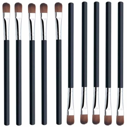 Premium Eyeshadow Brush Set - 10-Piece Eyeshadow Applicators for Eye Shadow Application - Soft & Dense Eyeshadow Brushes for Smooth Makeup Application，eye shadow brush