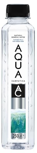 AQUA Carpatica Still Natural Mineral Water Pet, 250 ml, Pack of 12